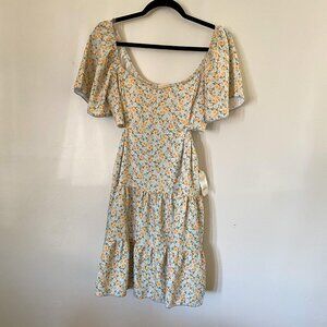 NWT Altar'd State Floral Side Cut Out Short Dress